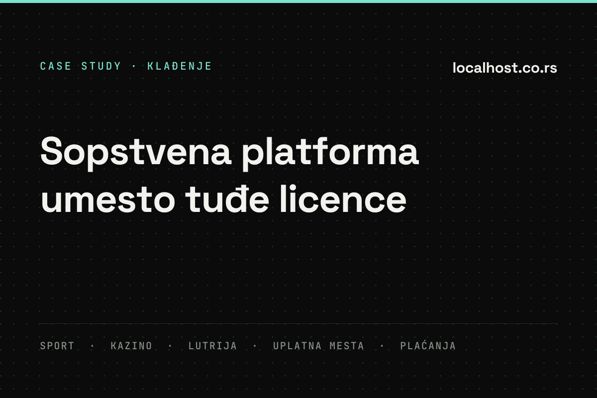 Platforma za online klađenje